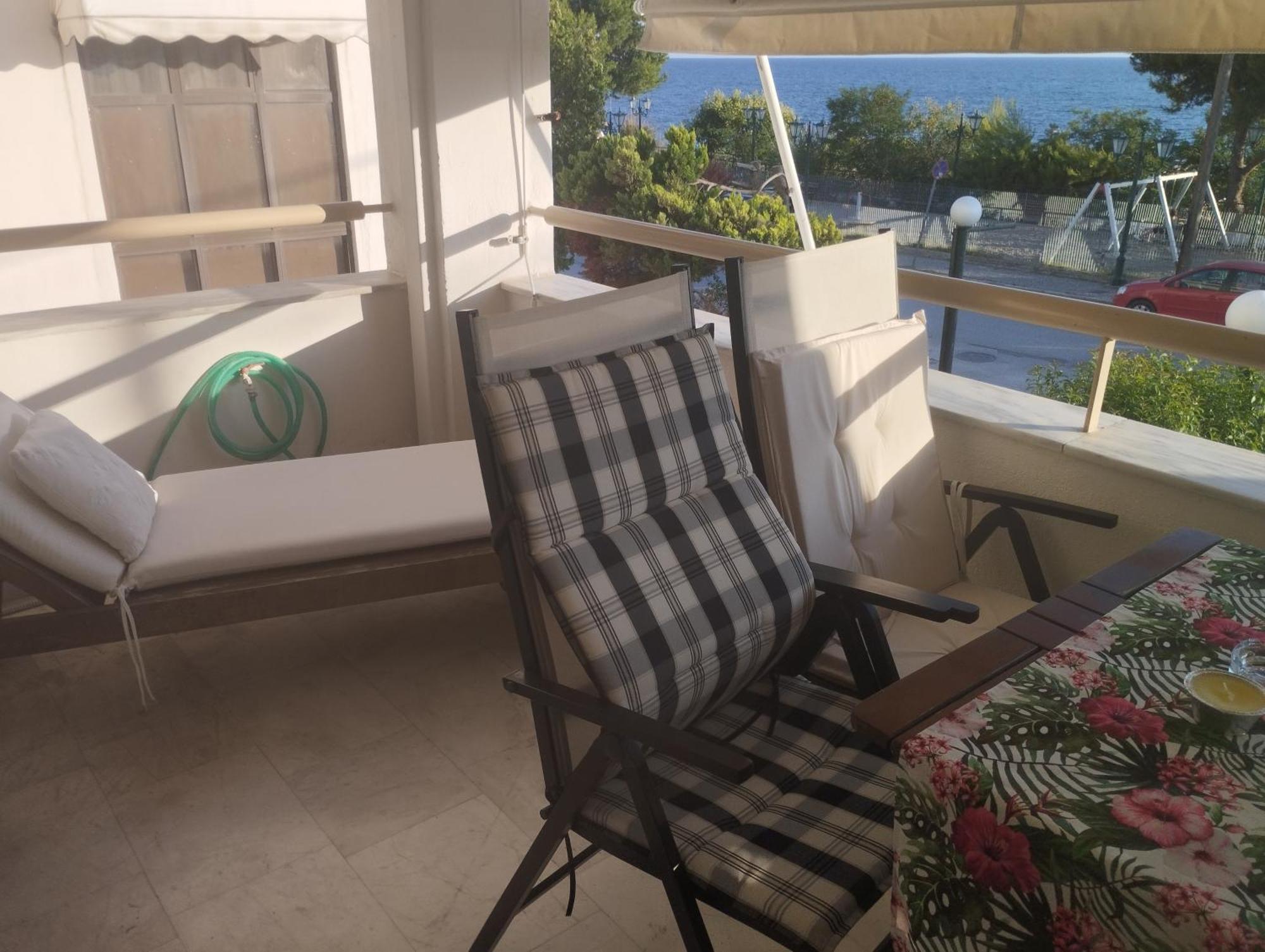 Seaview To Olympus, Sunny, Cosy Apartment Nea Michaniona Esterno foto